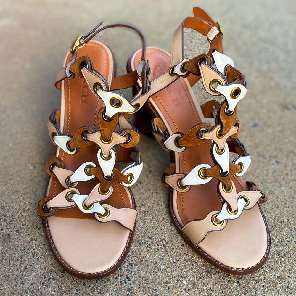 Coach | New Link Coach Mid Heel Sandals